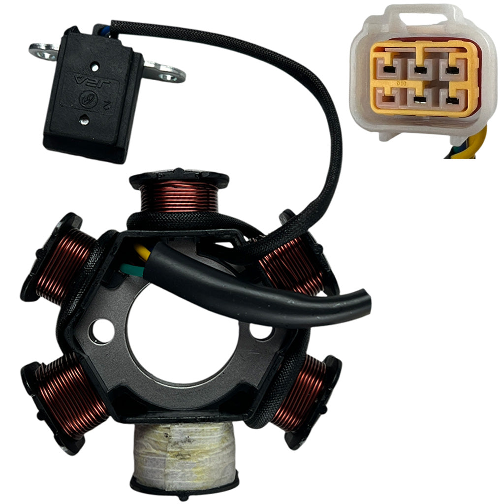 Stator Magneto - 6 Coil - Kayo Fox 70, Bull 125, Bull 150, Predator 125, Storm 150 ATVs