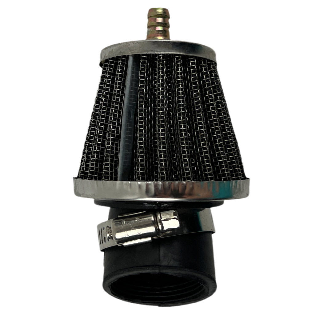 Air Filter - 35mm ID with 3/8 Nipple - Curved - Apollo Mini Commander 110 ATV - VMC Chinese Parts