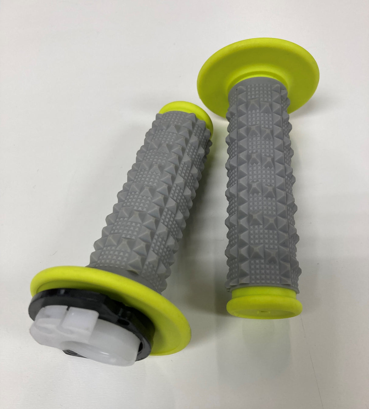 Handlebar Throttle Grips - Neon Green - Denago MX1 Dirt Bike