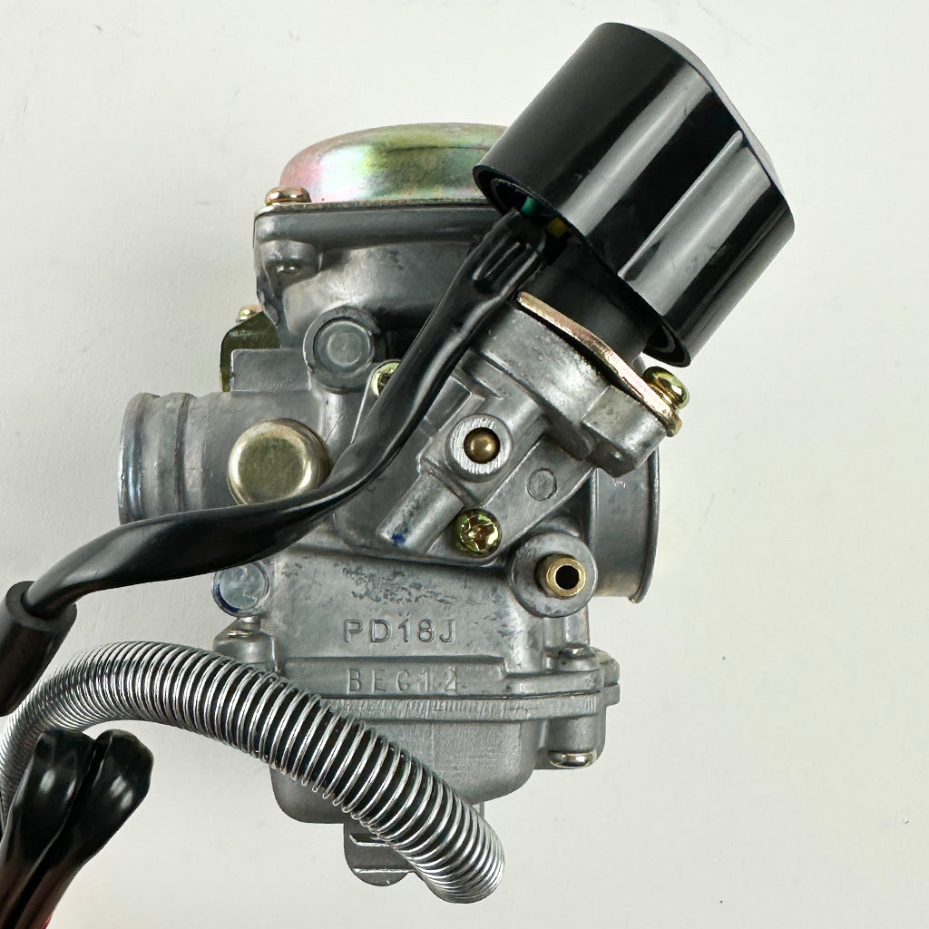 Carburetor - PD18J - GY6 50cc Scooter - DENI Made in Japan - Version 375