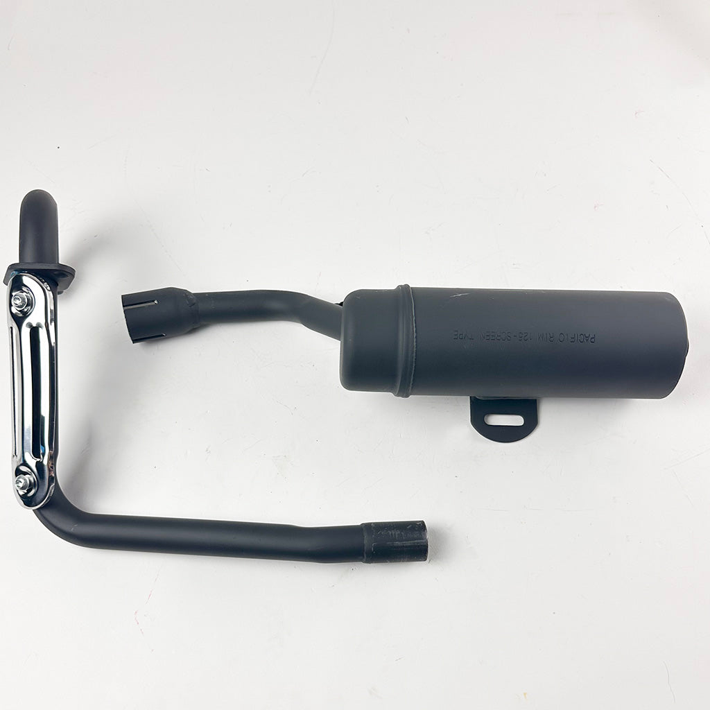 Exhaust System / Muffler for Kayo ATVs - Bull 125