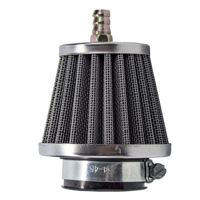 Air Filter - 38mm ID with 3/8 Inch Nipple - Coolster 210, 213A, 214, 6110 - VMC Chinese Parts