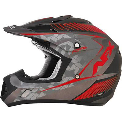 AFX FX17Y Factor Frost Red Youth Helmet - Large - [0111-1003]