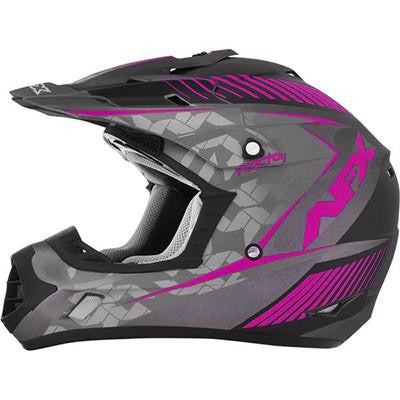 AFX FX17Y Factor Frost Fuchsia Youth Helmet - Large - [0111-1006]