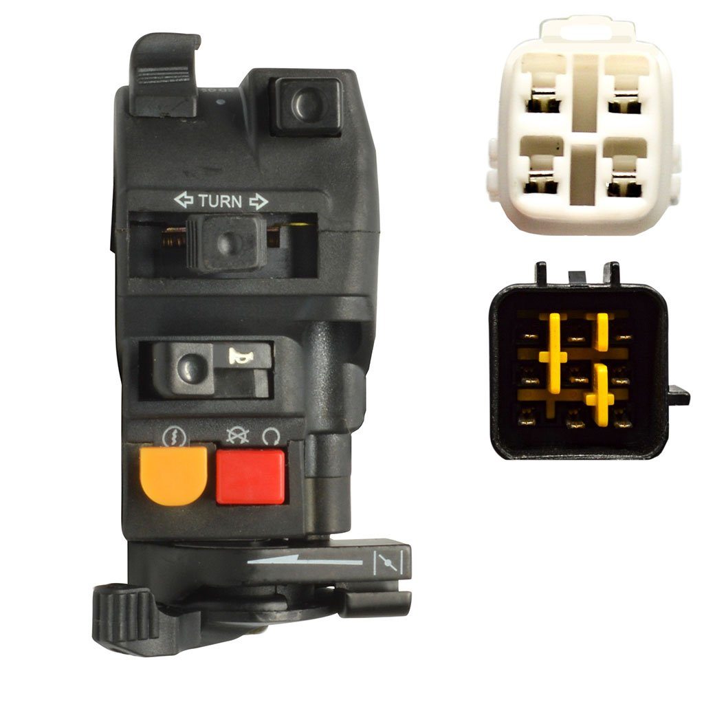 Handlebar Switch - 13 Wire - Left - Kazuma Jaguar 500 - Version 80 - VMC Chinese Parts