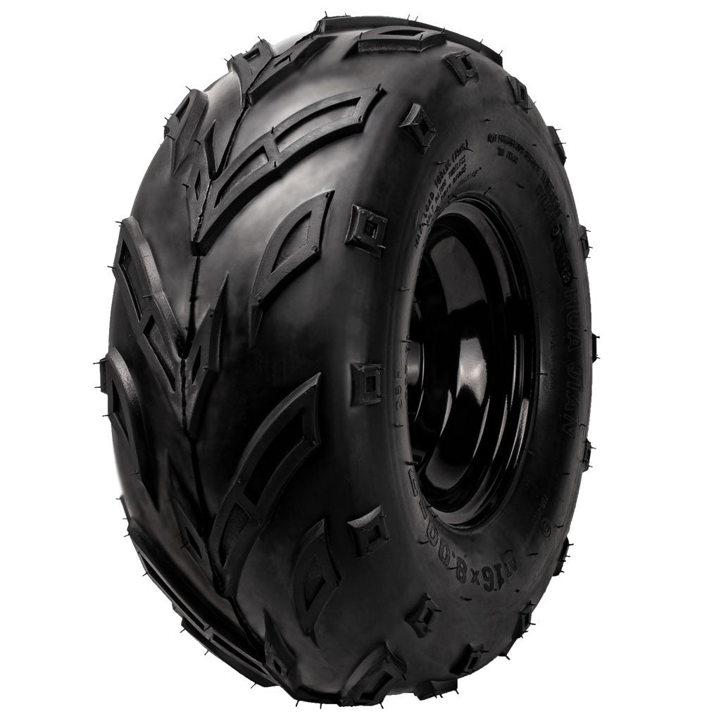 Rim and Tire Assy 16x8-7 - 3 Bolt - 10mm - Left - Tao Tao - VMC Chinese Parts