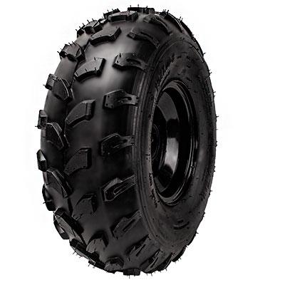 Rim and Tire Assy 19x7-8 - 4 Bolt - 8mm - Left - Tao Tao - VMC Chinese Parts