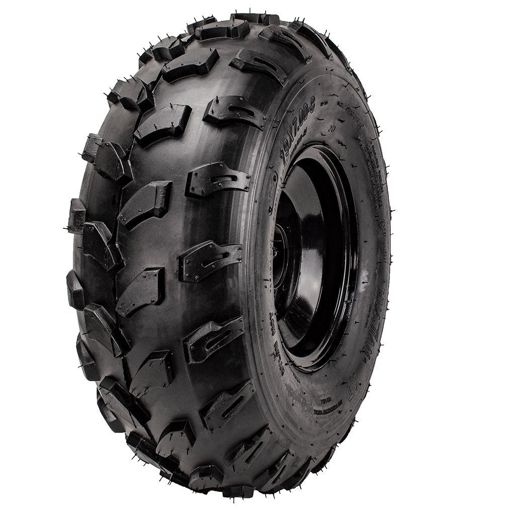 Rim and Tire Assy 19x7-8 - 4 Bolt - 8mm - Left - Tao Tao - VMC Chinese Parts