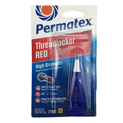 Permatex Threadlocker Red - High Strength