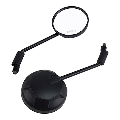 Scooter Rear View Mirror Set - Black - Version 53 - VMC Chinese Parts