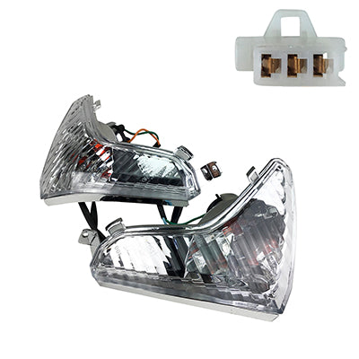 Front Turn Signal Light Set for Eurospeed 150cc Scooter - VMC Chinese Parts