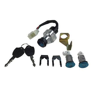 Ignition Key Switch - 5 Wire - GY6 50cc - 150cc Scooters and Mopeds - Version 132 - VMC Chinese Parts