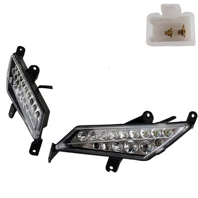 Headlight - ATV - Tao Tao Raptor, Rex, Coleman AT125-EX, AT125Y - Left and Right Set - VMC Chinese Parts
