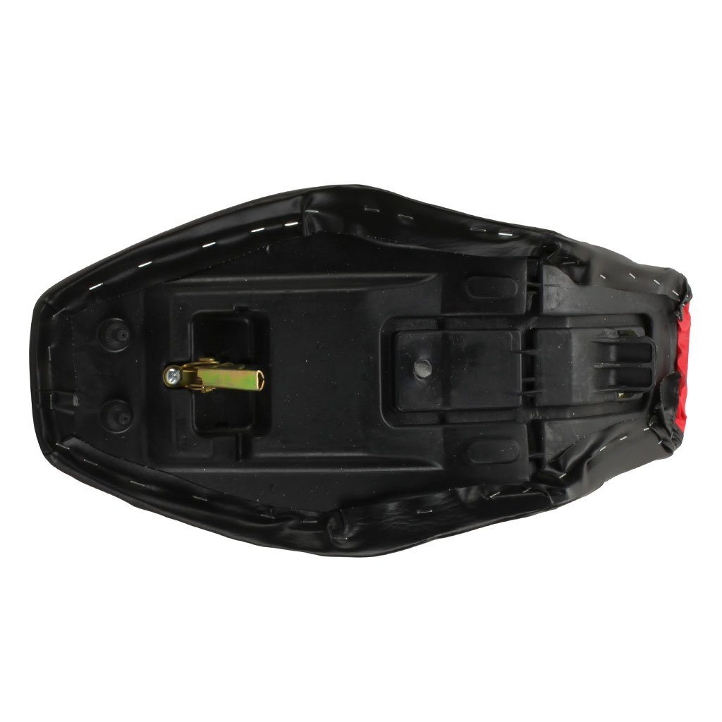 Seat 21.5 Inch ATV - Tao Tao ATA110L, Tonga Big Wheel, Coolster 3050B  - RED / BLACK - VMC Chinese Parts