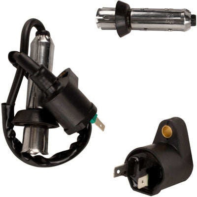 Ignition Coil for GY6 50cc 125cc 150cc with Straight Metal Cap - Version 26 - VMC Chinese Parts