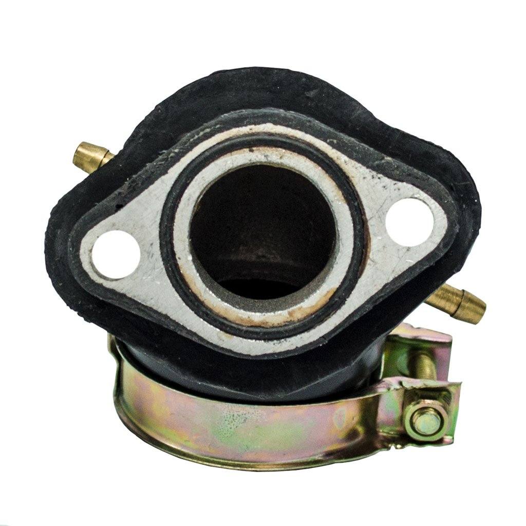 Intake Manifold - 22mm - Dual Nipples - GY6 125cc 150cc Scooters - Version 39 - VMC Chinese Parts