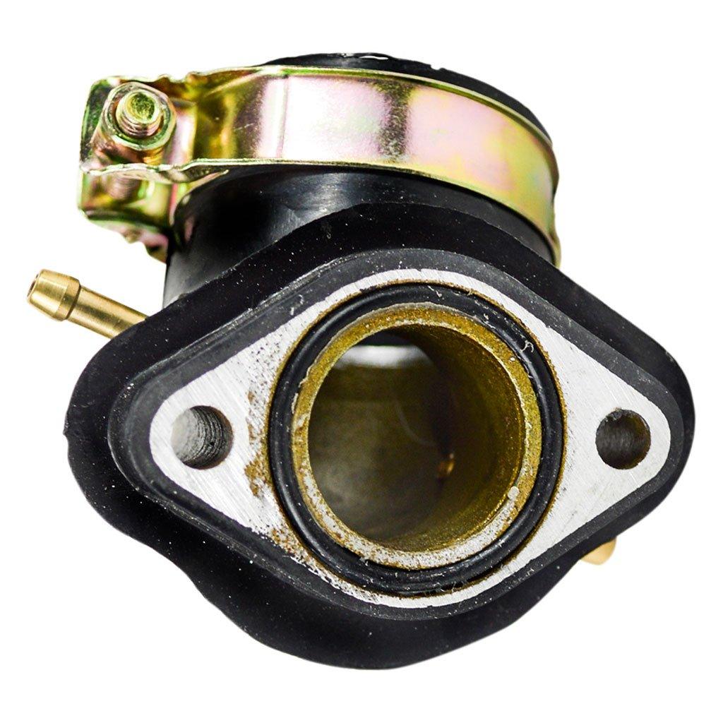 Intake Manifold - 22mm - Dual Nipples - GY6 125cc 150cc Scooters - Version 39 - VMC Chinese Parts