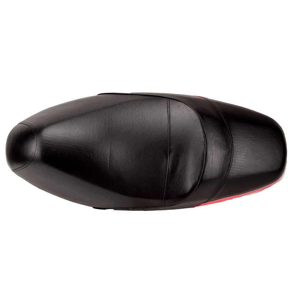 Seat 35 Inch Scooter - Tao Tao Quantum 150cc Scooter - Black with Red Trim - VMC Chinese Parts