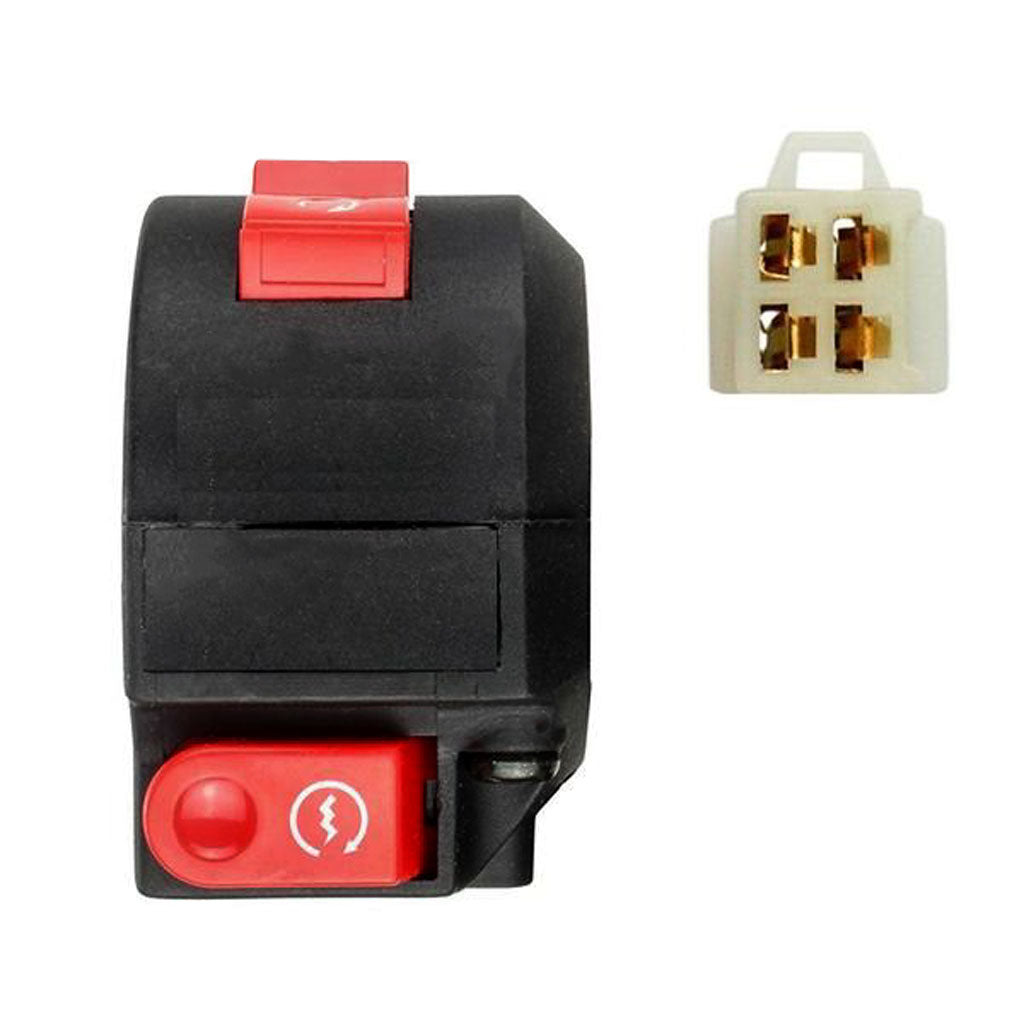 Handlebar Switch - 4 Wire - Left - Tao Tao NEW CHEETAH, NEW TFORCE ATV - Version 50 - VMC Chinese Parts