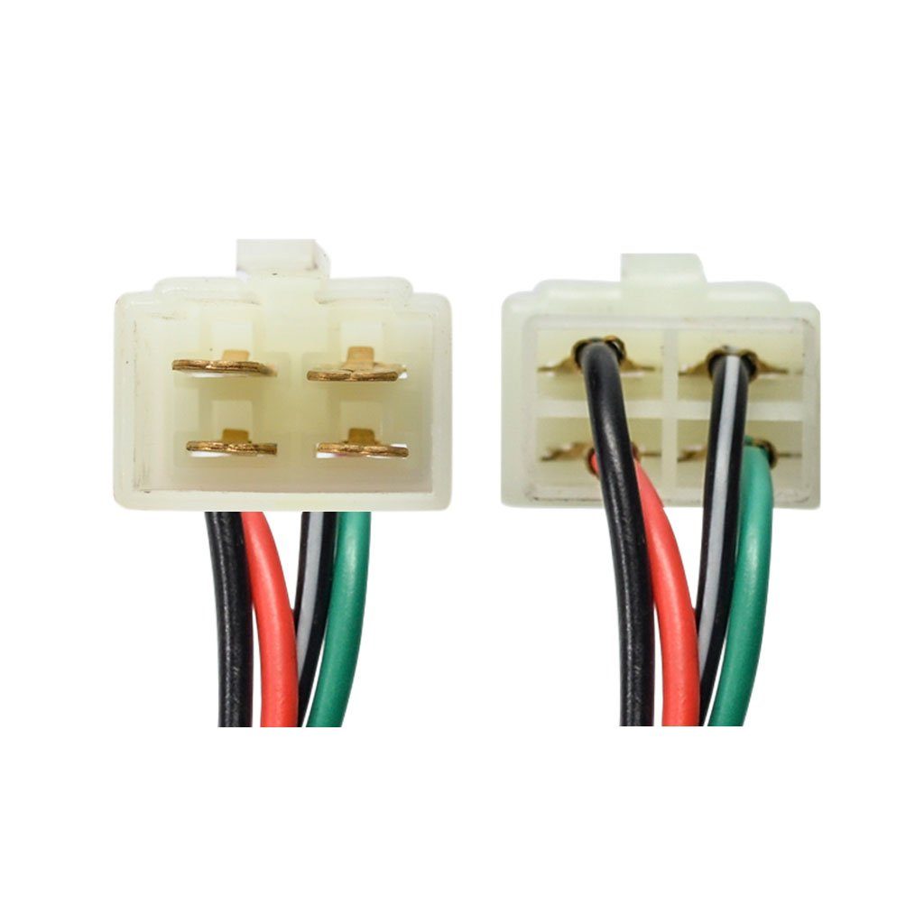 Ignition Key Switch - 4 Wire - GY6 150cc Scooters and Mopeds - Version 21 - VMC Chinese Parts