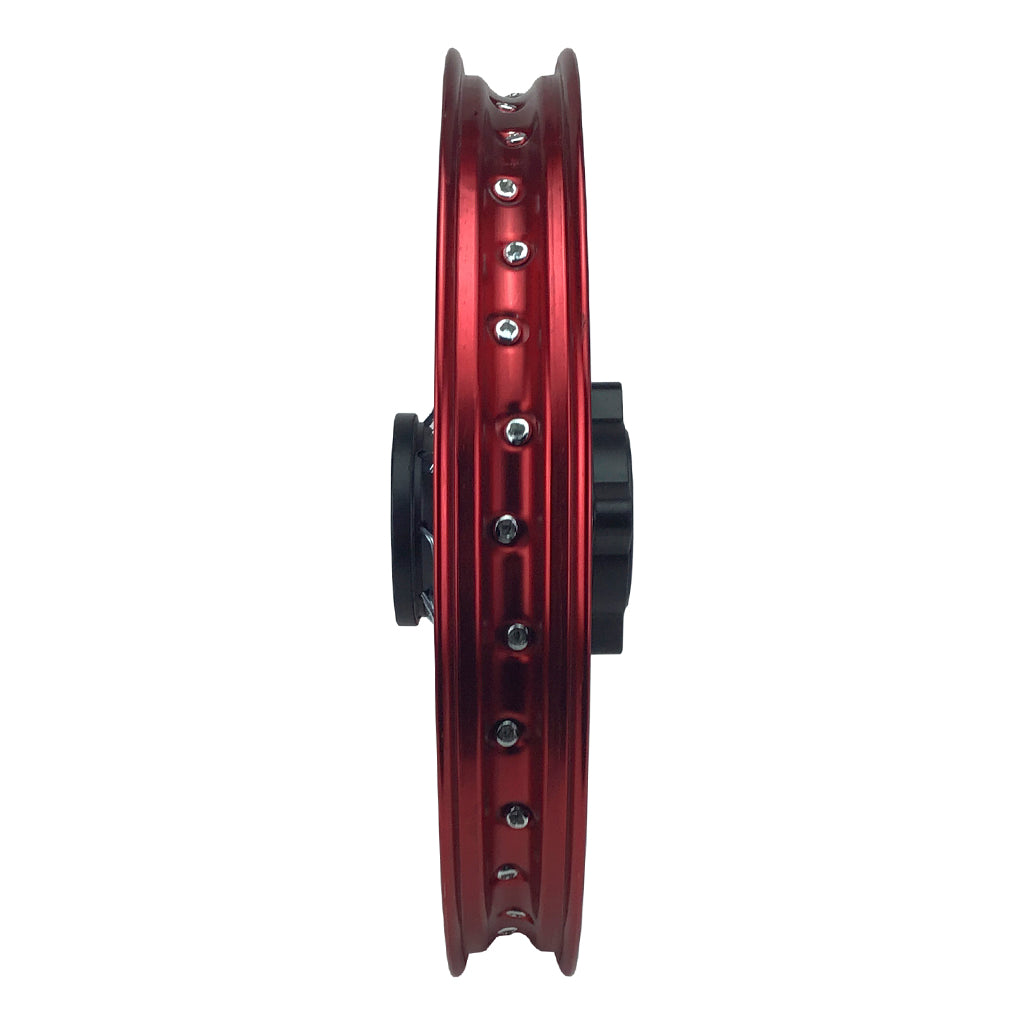 Rim Wheel - Front - 14.0 x 1.4 Inch - 12mm ID - 32 Spokes - Tao Tao DB14 Dirt Bike - RED - VMC Chinese Parts