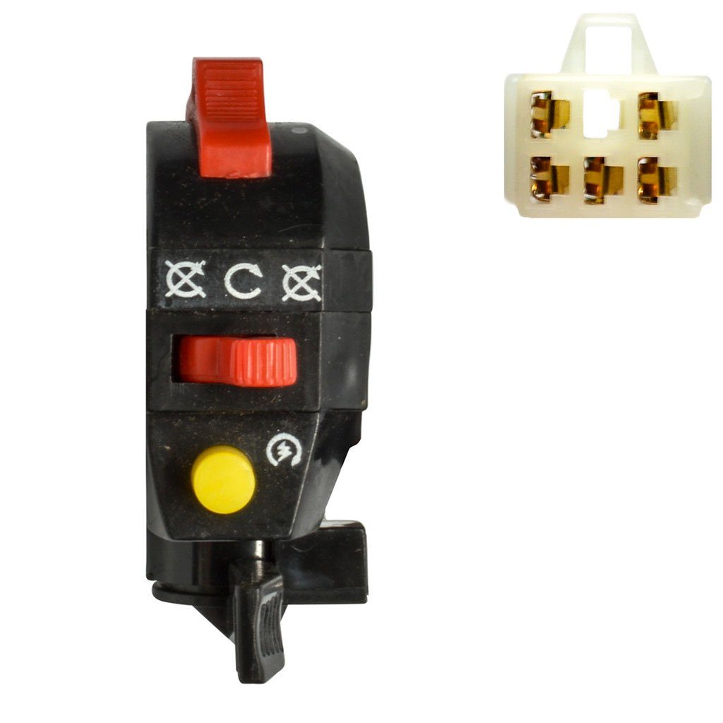 Handlebar Switch - 5 Wire - Left - ATV - Version 39 - VMC Chinese Parts