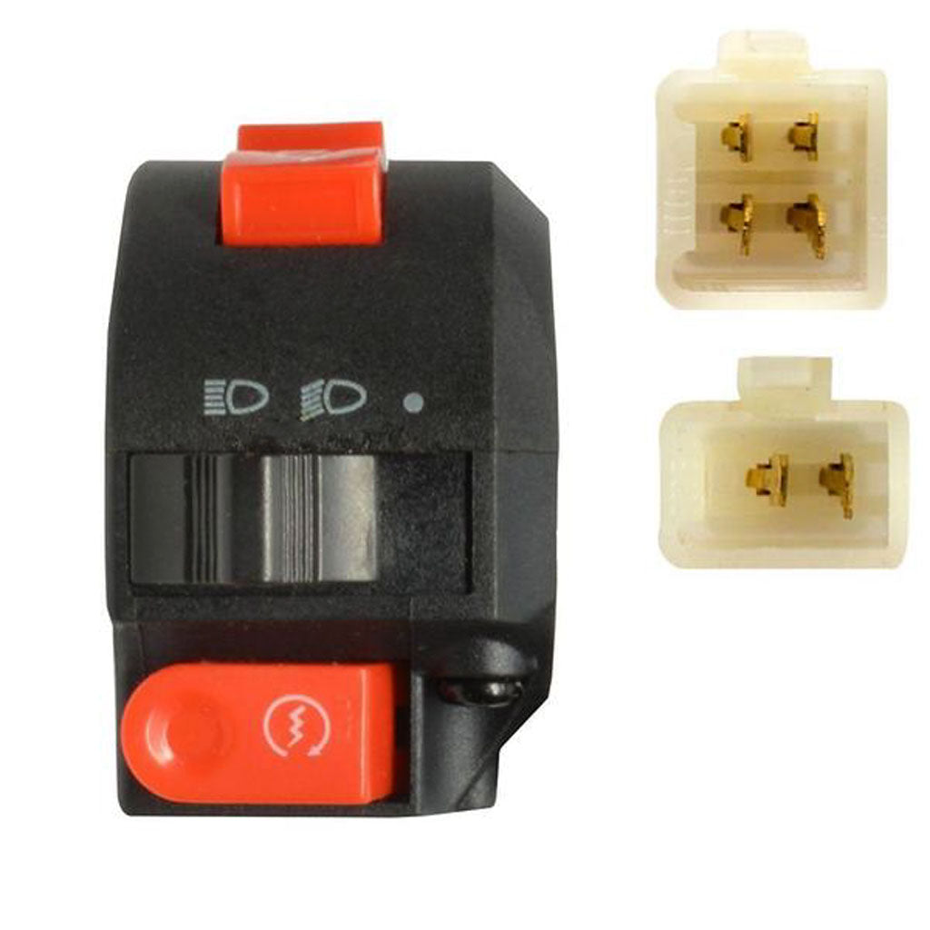 Handlebar Switch - 6 Wire - Left - Tao Tao, Panther ATV - Version 2 - VMC Chinese Parts