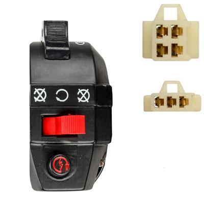 Handlebar Switch - 7 Wire - Left - ATV Kazuma Meerkat Old - Version 79 - VMC Chinese Parts