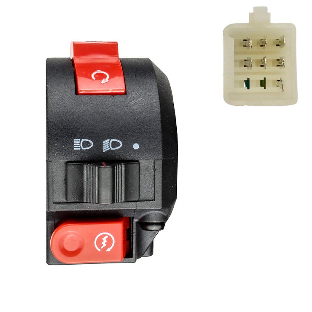 Handlebar Switch - 7 Wire - Left - Coolster ATV - Version 3125B - VMC Chinese Parts