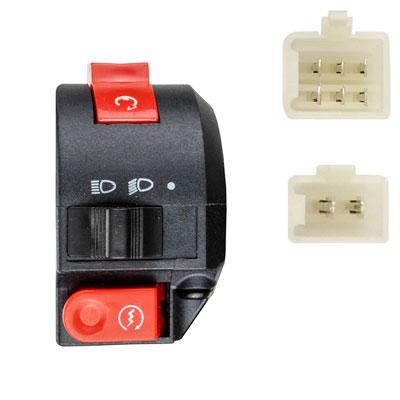 Handlebar Switch - 8 Wire - Left - ATV - Version 17 - VMC Chinese Parts