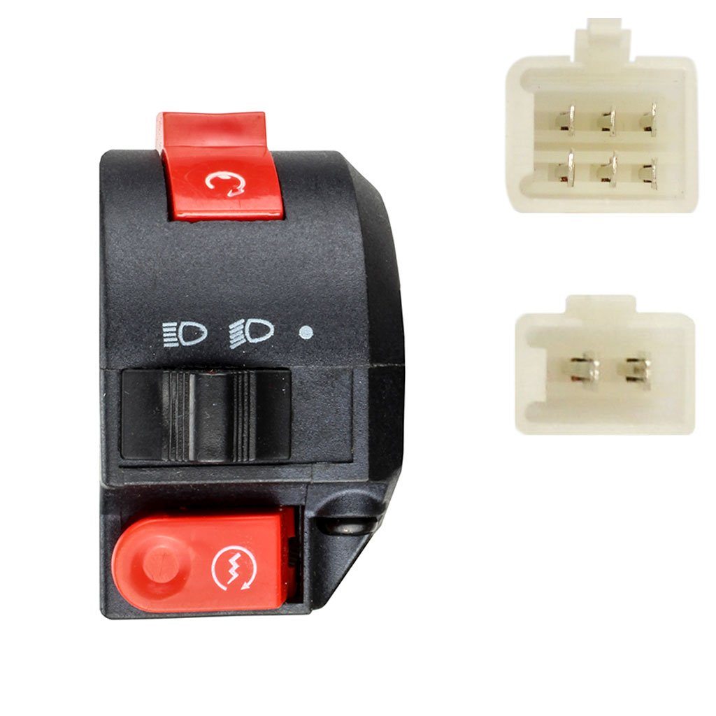 Handlebar Switch - 8 Wire - Left - ATV - Version 17 - VMC Chinese Parts