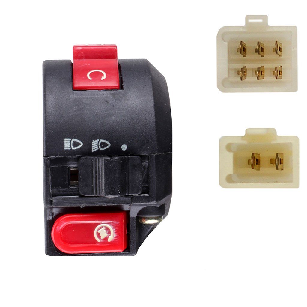 Handlebar Switch - 8 Wire - Left - ATV Panther 110TT - Version 11 - VMC Chinese Parts