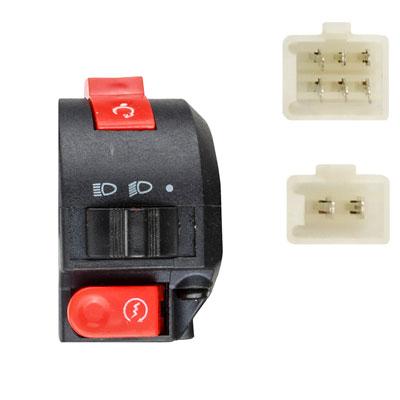 Handlebar Switch - 8 Wire - Left - ATV Panther 110TT - Version 9 - VMC Chinese Parts