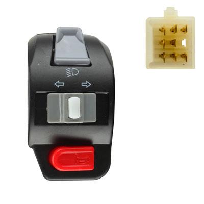 Handlebar Switch - 8 Wire - Left - Coolster F5 Scooter - Version F56 - VMC Chinese Parts