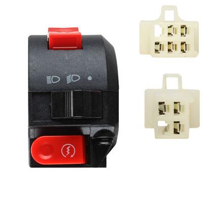 Handlebar Switch - 8 Wire - Left - ATV, Quad - Version 62 - VMC Chinese Parts