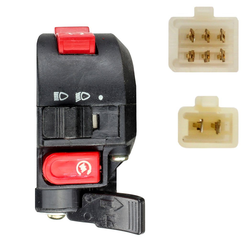 Handlebar Switch - 8 Wire - Left - ATV - Version 49 - VMC Chinese Parts