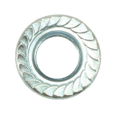 8mm x 1.25 Hex Head Flange Nut with Serrated Base - VMC Chinese Parts