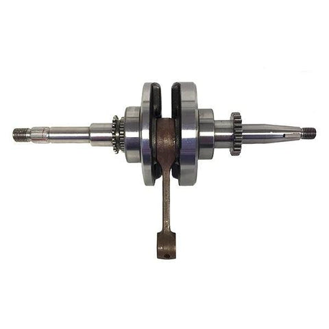 Crankshaft with 22 Tooth Oil Pump Drive Gear - GY6 50cc Scooter - Version 7