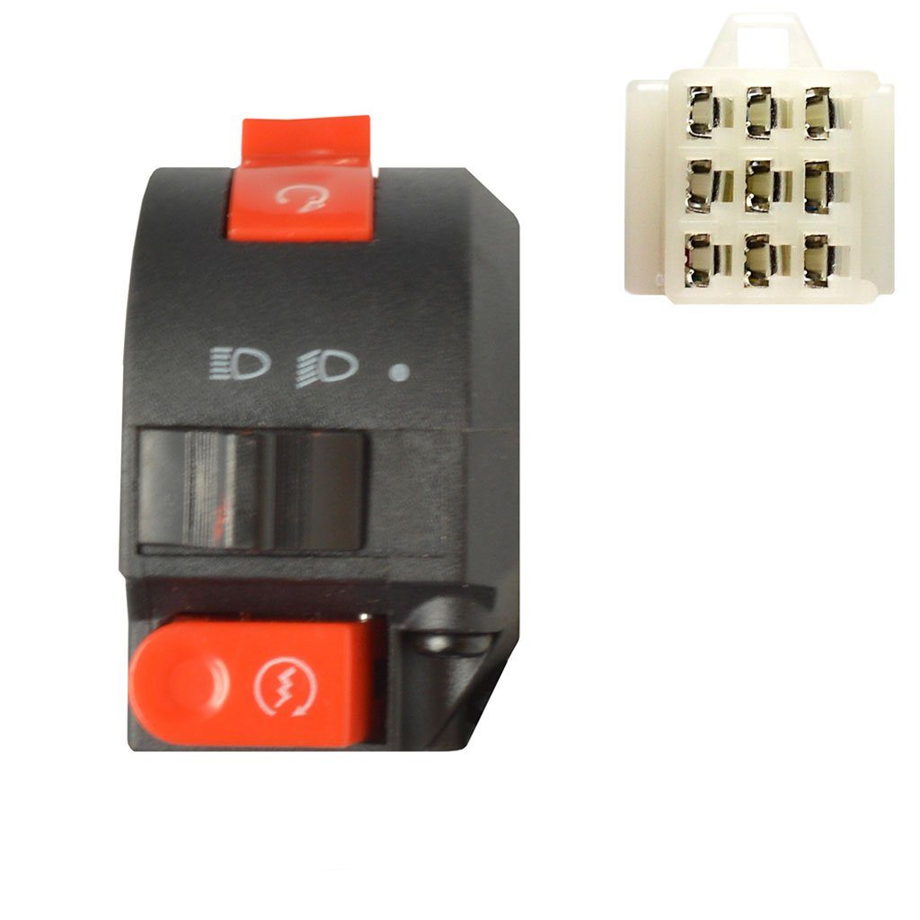 Handlebar Switch - 9 Wire - Left - ATV - Version 31 - VMC Chinese Parts