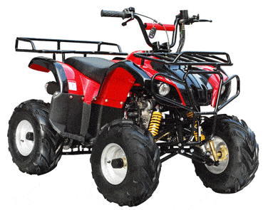 ATV Body Fender Kit - 1 Piece - Red Spider - Tao Tao ATA110D, ATA125D, TFORCE - VMC Chinese Parts