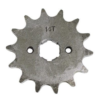 Front Sprocket 530-14 Tooth - 6 Spline - 200cc 250cc Engine - VMC Chinese Parts