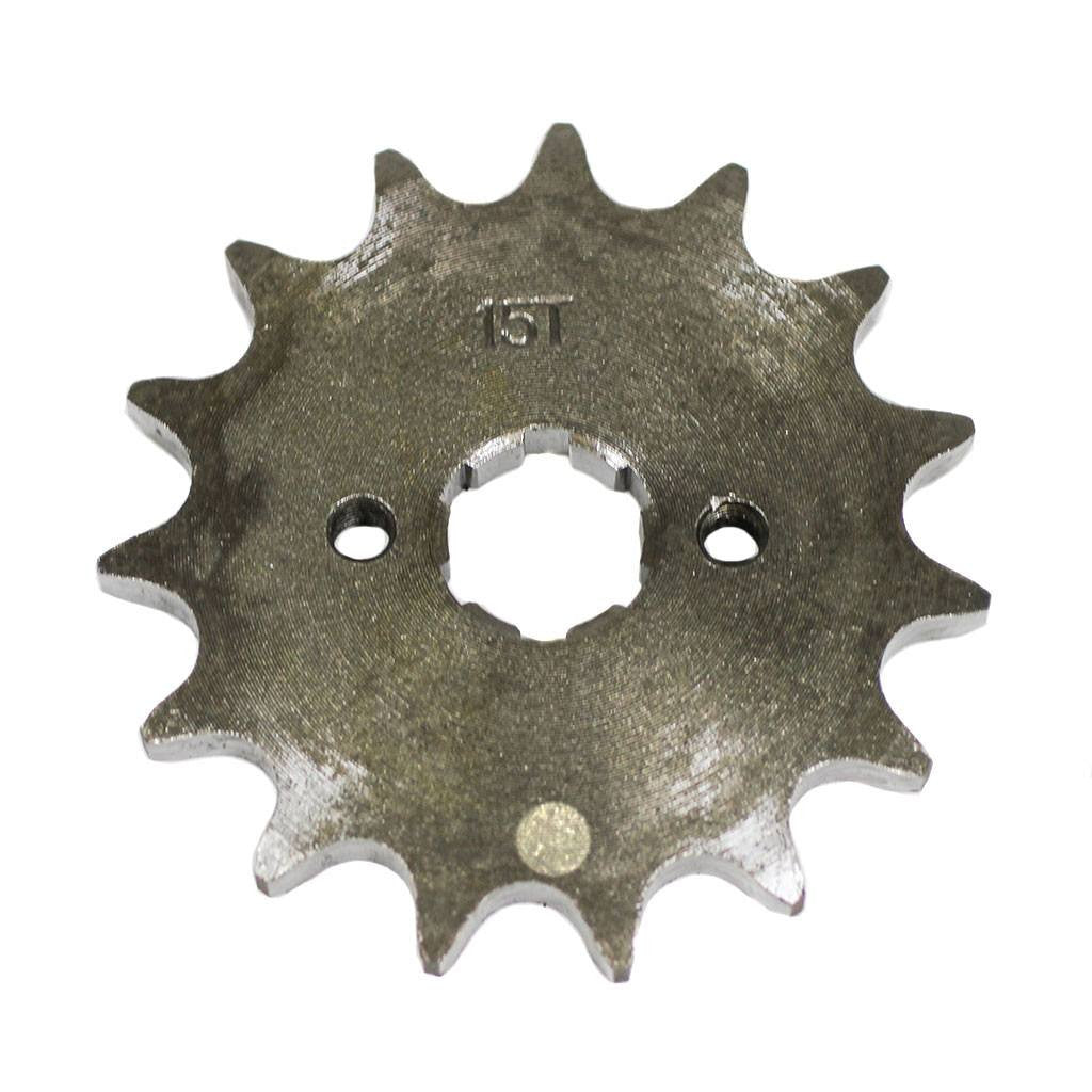 Front Sprocket 530-15 Tooth - 6 Splines - 200cc 250cc Engine - VMC Chinese Parts