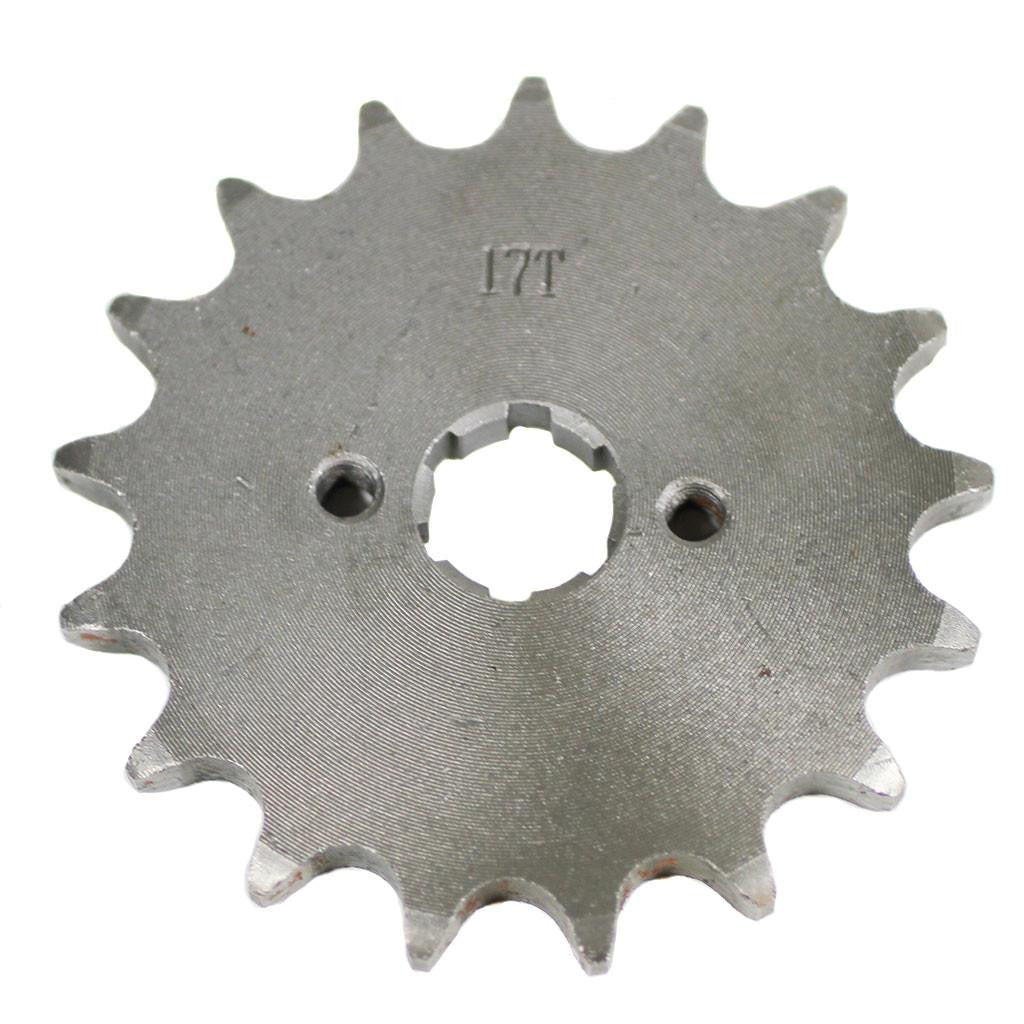 Front Sprocket 530-17 Tooth - 6 Splines - 200cc 250cc Engine - VMC Chinese Parts