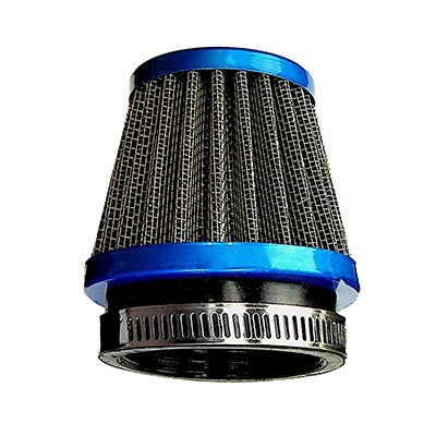 Air Filter - 50mm ID - BLUE - 125cc-400cc - Version 94 - VMC Chinese Parts