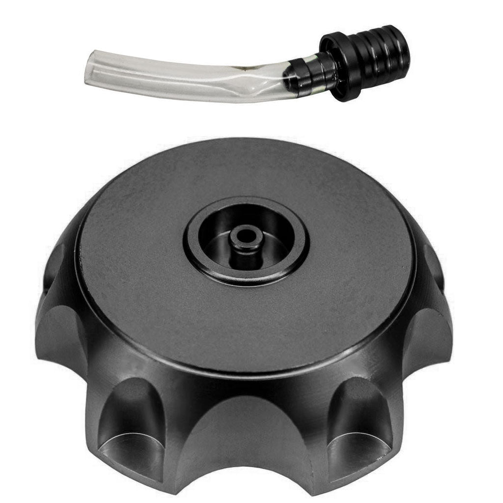 Gas Tank Cap - 50mm - Metal - BLACK - Version 70 - VMC Chinese Parts