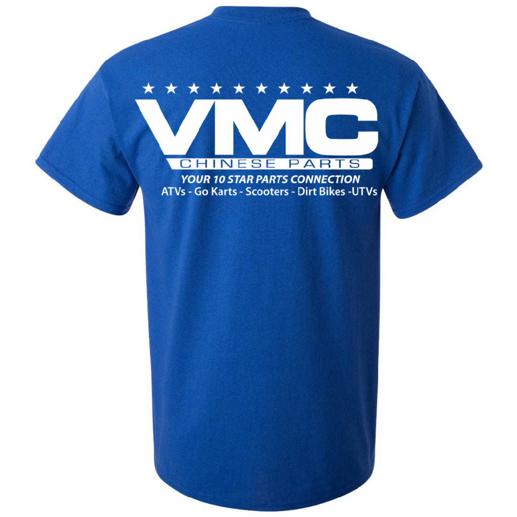 VMC Chinese Parts T-Shirt - Adult - Blue - VMC Chinese Parts