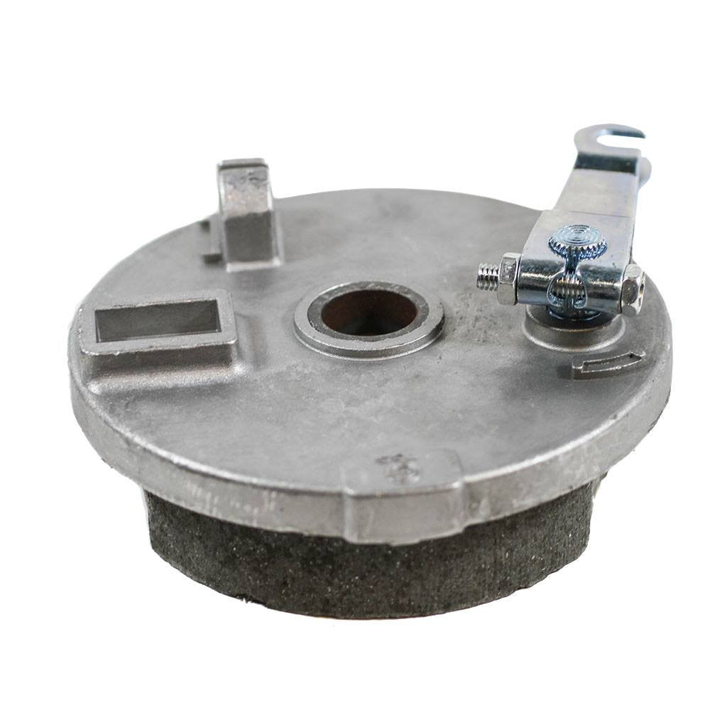 Brake Assy - LEFT - 5.0 Inch Drum with Backing Plate and Shoes - Version 01L - VMC Chinese Parts