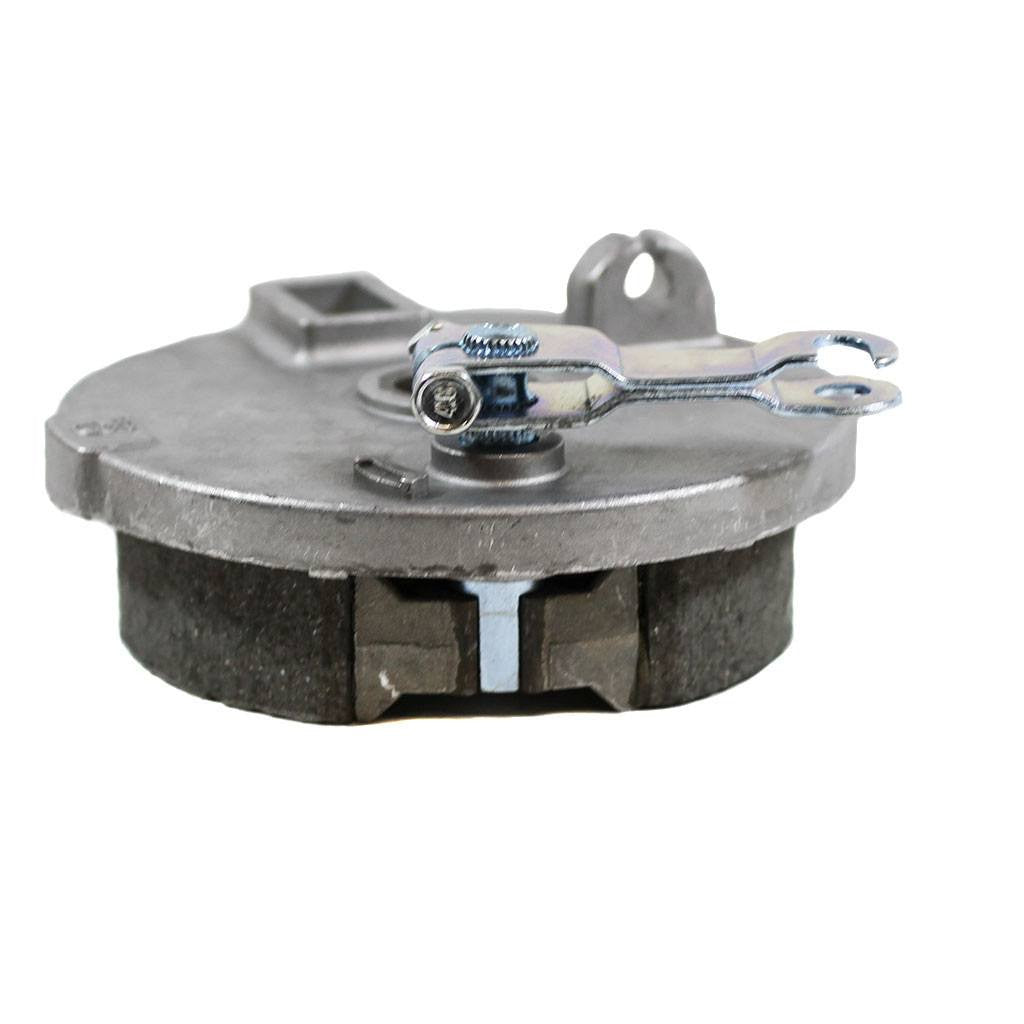 Brake Assy - LEFT - 5.0 Inch Drum with Backing Plate and Shoes - Version 01L - VMC Chinese Parts