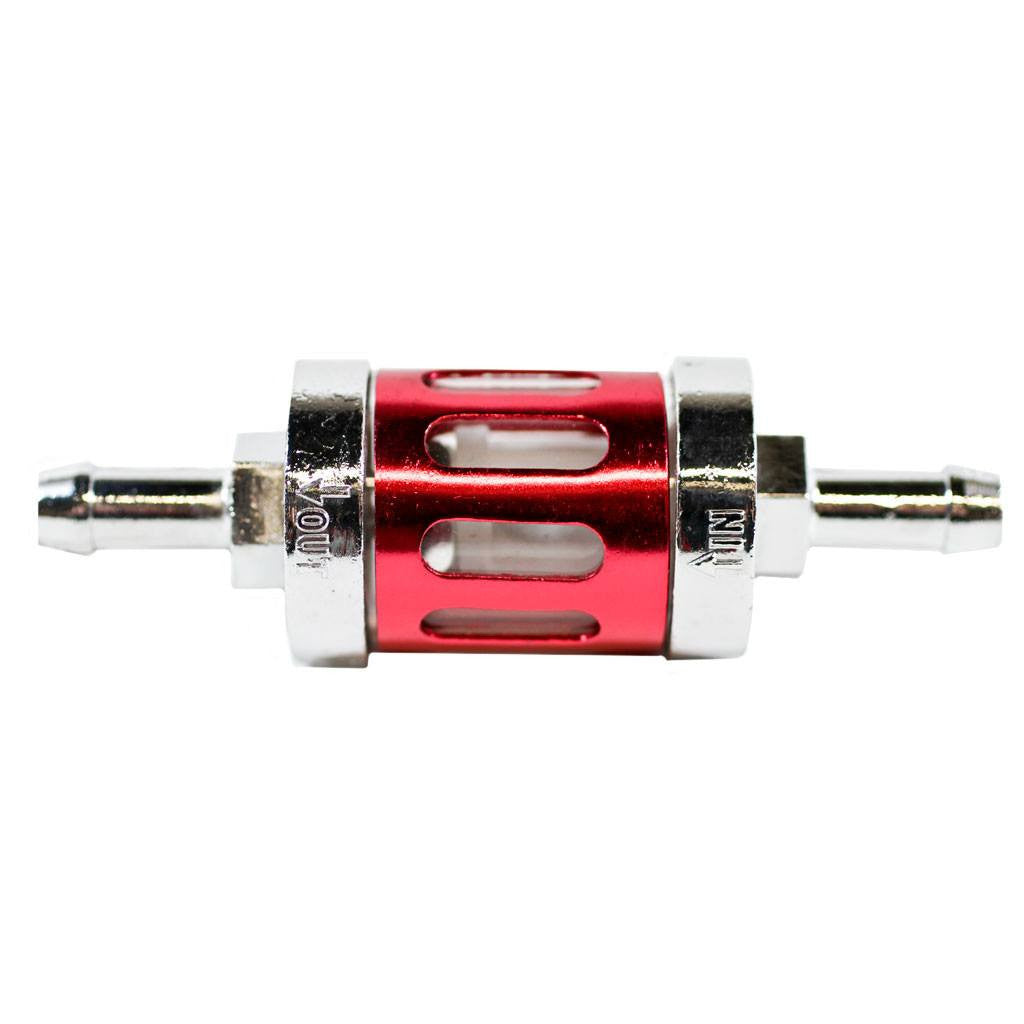 Fuel Filter - 5/16 Inch - Red Metal CNC - VMC Chinese Parts