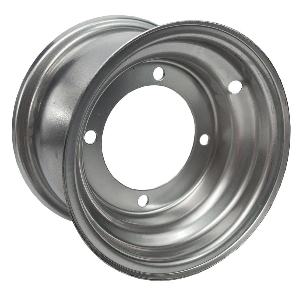 Rim 7.0 X 5.0 Inch - 4 Bolt - 10mm Bolt Holes - Silver - Version 38 - VMC Chinese Parts